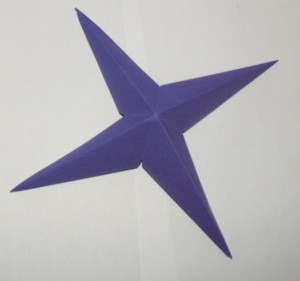 Bastelanleitung für 3D Papiersterne Bastelanleitung für 3D Papiersterne