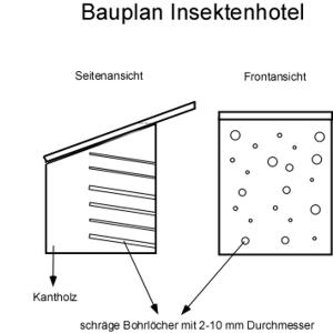 Bauplan Insektenhotel selber bauen Bauplan Insektenhotel selber bauen