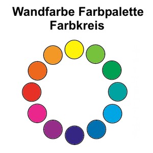 Wandfarbe Farbpalette Farbkreis Wandfarbe Farbpalette Farbkreis