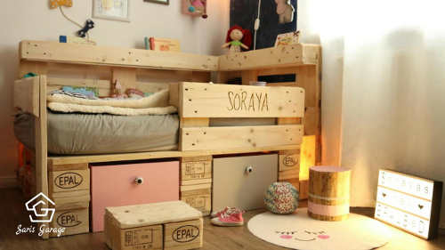 Kinderbett aus Europaletten selber bauen diy (2)1