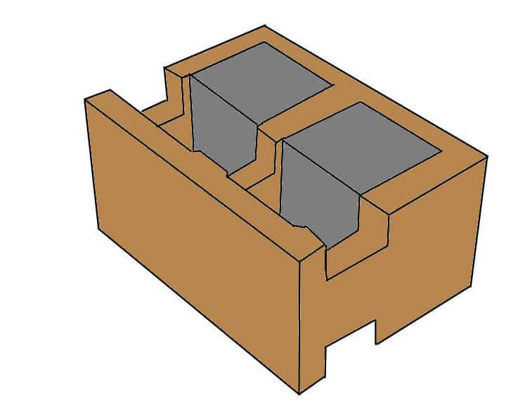 Holzspanschalungssteine / Holzspandämmsteine