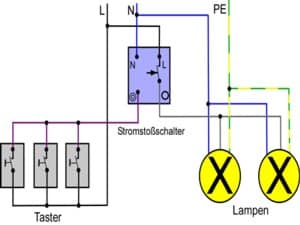 Stromstossschalter Schaltung