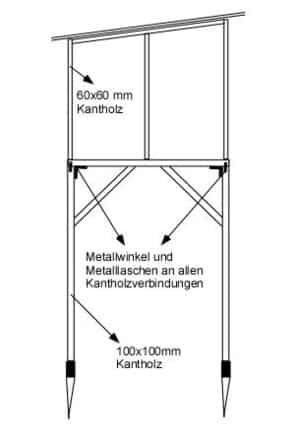 Bauplan Baumhaus